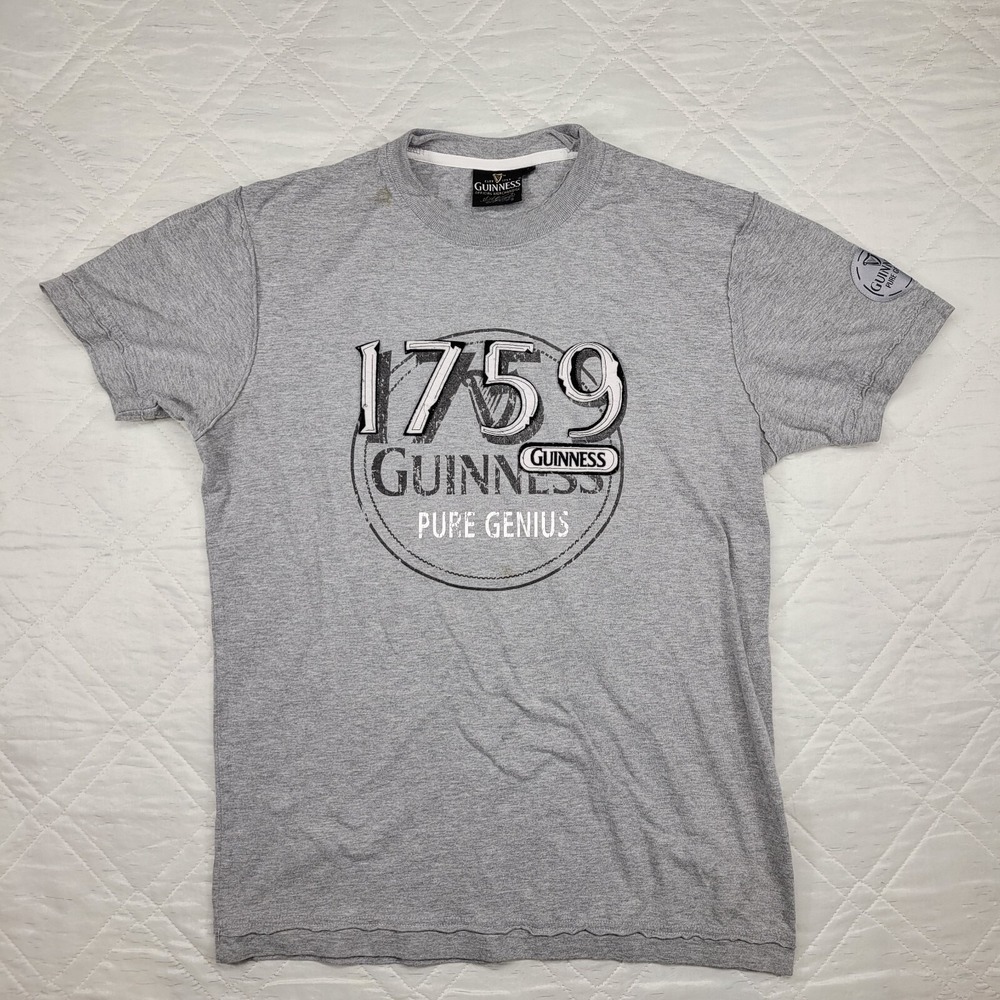 EST 1759 Pure‎ Guinness gray T shirt men's L Official Merchandise